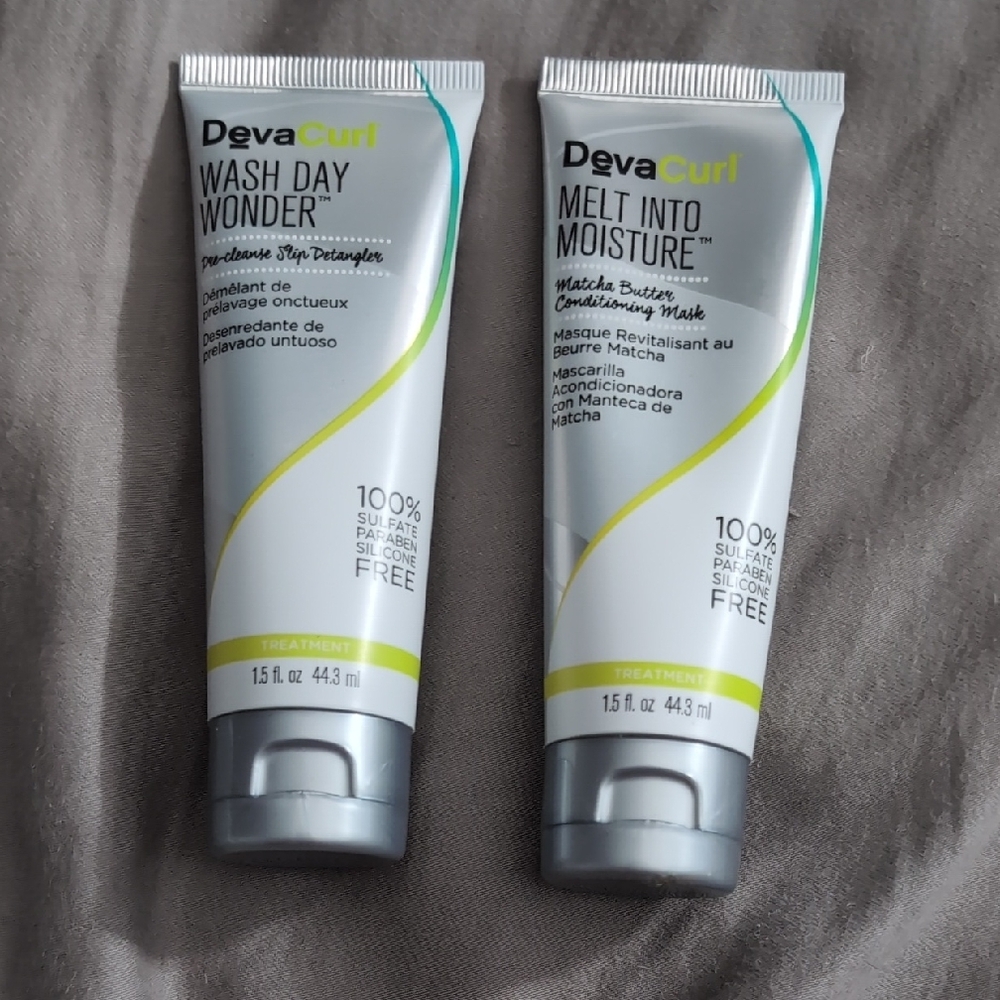 DevaCurl Hair Care Set: Wash Day Wonder and Melt Into Moisture